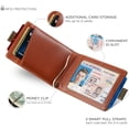 thumbnail image 7 of Serman Brands Slim Wallet Money Clips | Bifold Leather Wallet | RFID Blocking Minimalist Bifold Men Wallet | Stylish and Secure Wallet | Salted Green, 7 of 7