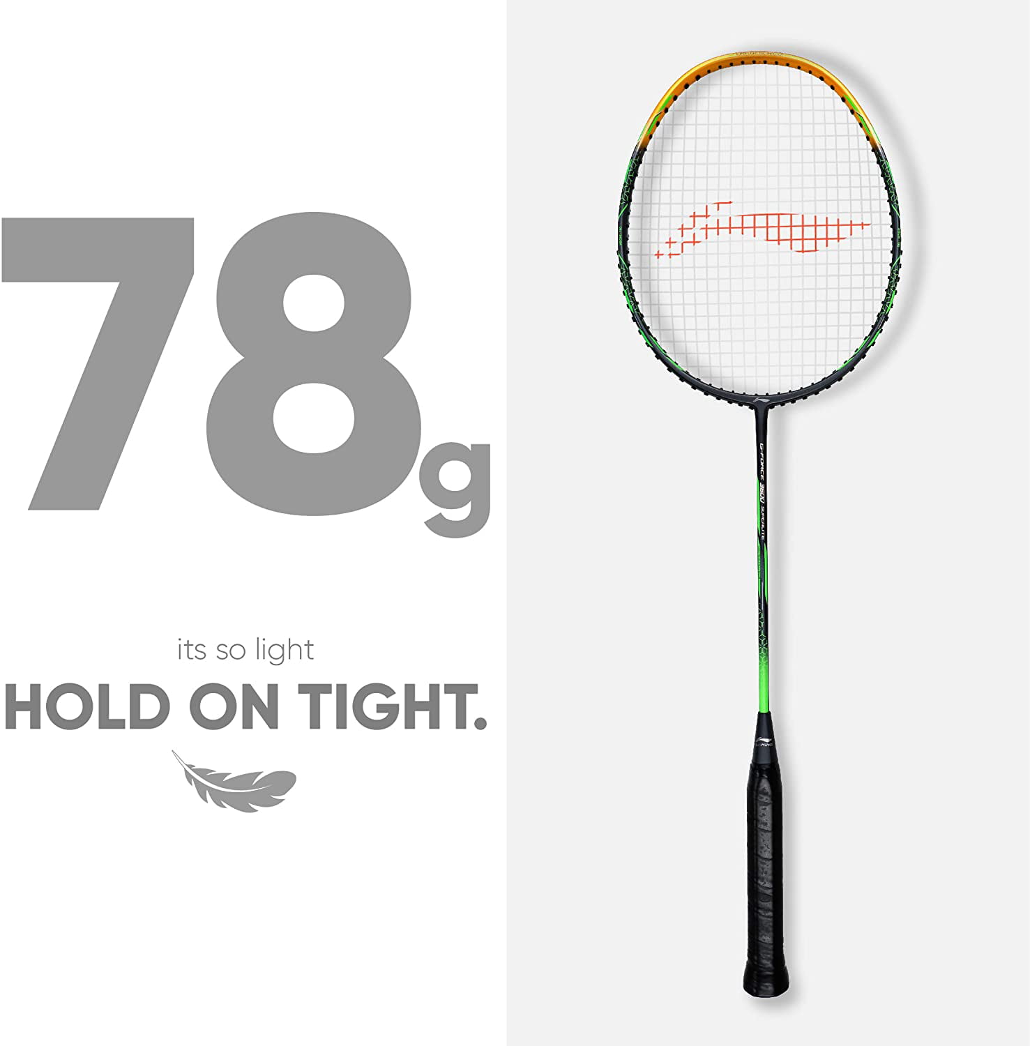 Badminton Superlite 360 0 Carbon-Fiber Racquet with Free Full Cover 