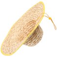 thumbnail image 4 of Sombrero de playa para mujer y hombre, de ala ancha, estilo occidental, para fiestas, tejido de 45 cm., 4 of 8