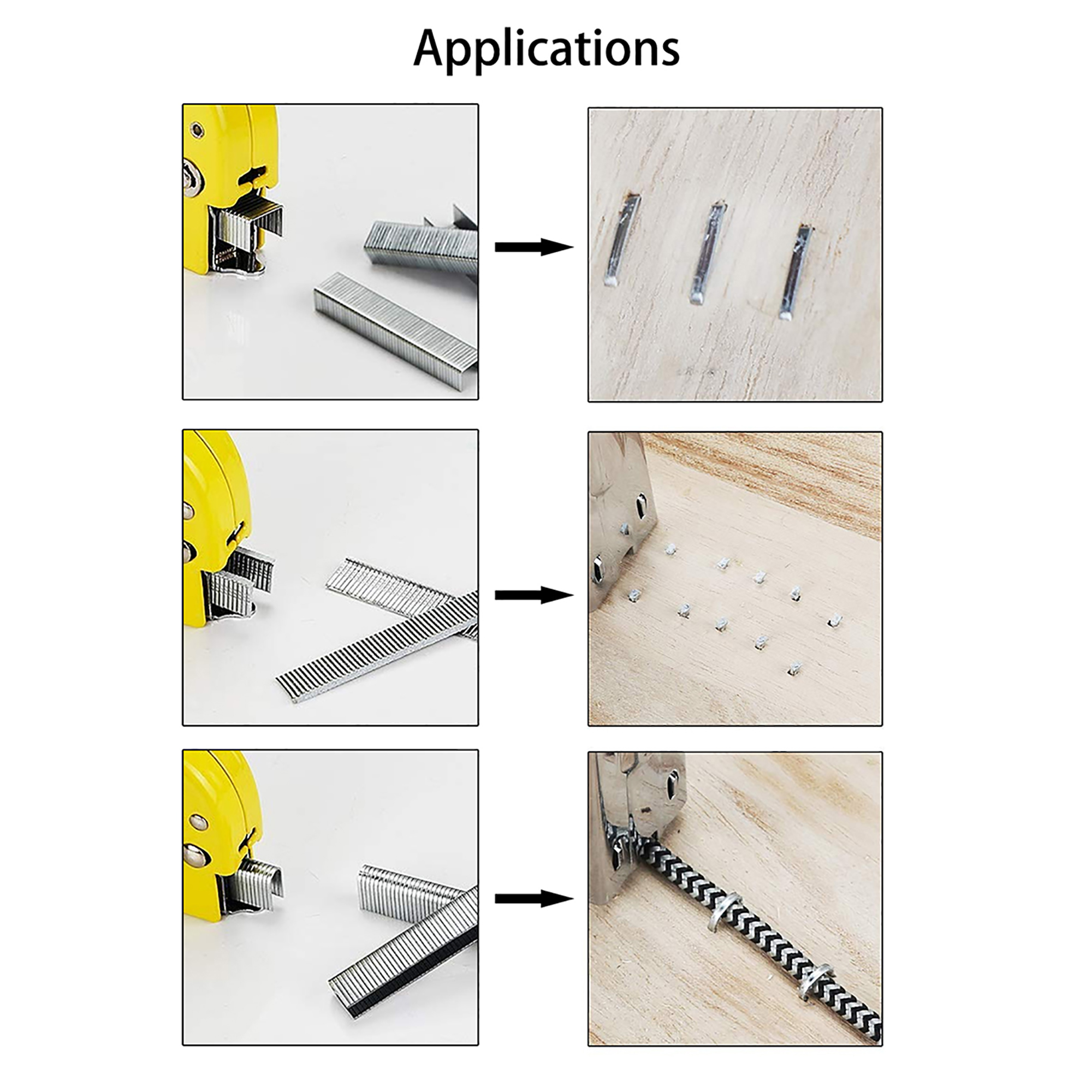 Staple Nails Staples 1010J 8.2mm High Door Type Pin 3800pcs for