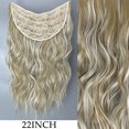 thumbnail image 1 of Typpkmm 7 Unids/Set 16 Clips ExtensióN De Cabello Negro Largo Liso Pelo Natural Ombre Peluca Fibra Resistente Al Calor Para Peinado De Mujer, 1 of 7