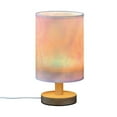 thumbnail image 2 of Colorful Rainbow Tie-dye Bedside Table Lamp LED Warm Lights with USB Charging Port Retro Cylinder Desk Lamps, 2 of 7