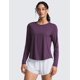 thumbnail image 2 of Remera CRZ YOGA de Manga Larga para Entrenamiento Cuello Alto Violeta XS, 2 of 6