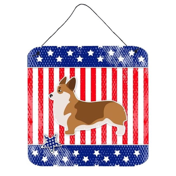 USA Patriotic Corgi Wall or Door Hanging Prints