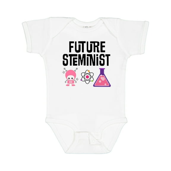 Inktastic Science Future Steminist Scientist for Girls Girls Baby Bodysuit