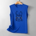 thumbnail image 5 of DailyTrove Women's Bunny Ear Graphic Tank Top - Cotton-Blend Casual Summer & Daily Wear, Cute for Outings, 5 of 5