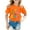 Orange, variant on Last Day of School T-Shirt for Girls Letter Print Short Sleeve Summer T Shirt