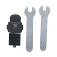 thumbnail image 2 of High Flowrate Brass Nozzle Hot End Kit Removable Threaded Nozzle for A1 A1 Mini PLA ABS PETG TPU PC Nylon Ceramic Hotend Print Head, 2 of 7