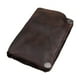 thumbnail image 1 of Cartera delgada para hombre, regalo para él, tarjetero, monedero, billetera plegable. Marrón oscuro, 1 of 9
