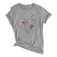 thumbnail image 2 of Don't Miss Out! Graphic Tees for Women Summer Tops for Women 2023 Dinosaur Jewelry Womens Tee Reading Shirt Purple Shirts for Women Tank Tops for Teen Girlsplayeras De Mujer(Ye-Gray,Small), 2 of 5