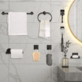 thumbnail image 2 of 15pzs Juego De Accesorios De Baño Completo 304 Inoxidable Negro, 2 of 5