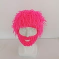 thumbnail image 6 of BLESIYA Knitted Hat Fancy Dress Warm Knitted Beanie for Running Skating Snowboarding Dark Pink L, 6 of 8