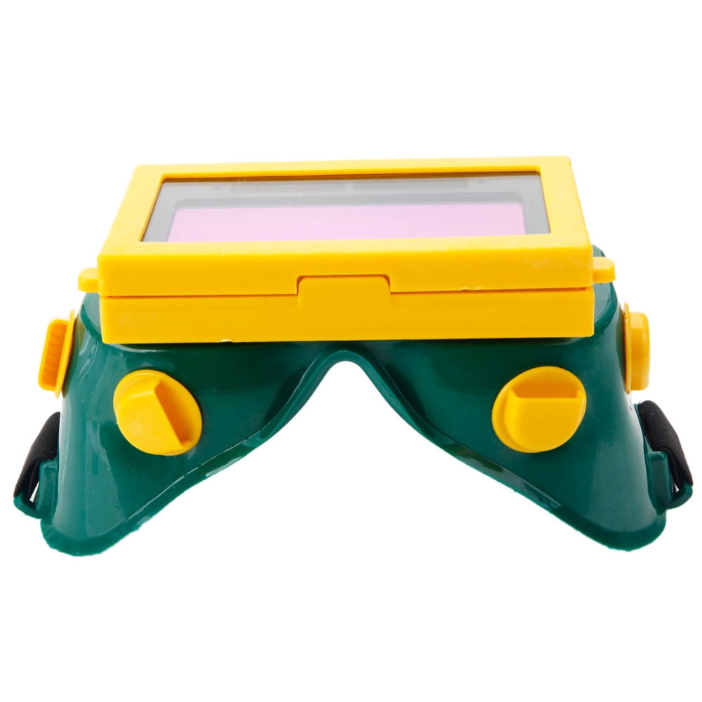 Ktaxon Pro Solar Auto Darkening Helmet Eye Goggle Welding Mask Welder Glasses, Yellow
