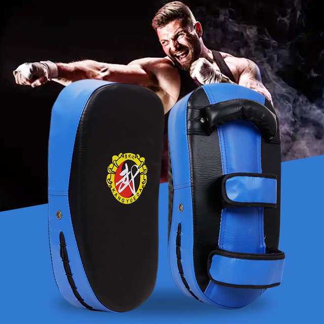 Almohadilla para patadas de mano y pie en forma de arco, objetivo de boxeo de Taekwondo, almohadilla de escudo ajustable para entrenamiento de artes marciales