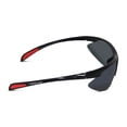 thumbnail image 5 of Panama Jack Semi-Rimless Sport Wrap Sunglasses (Black), 5 of 6