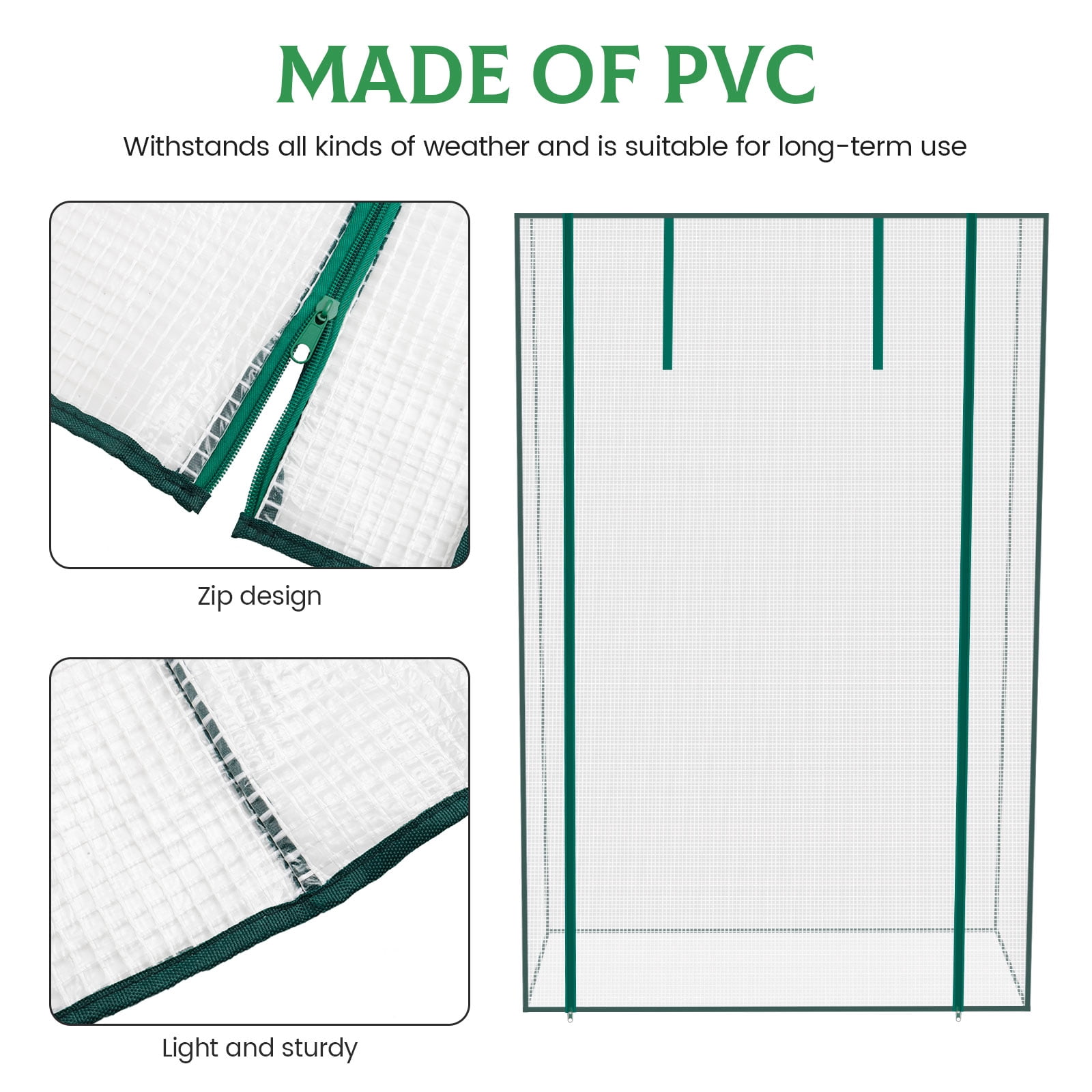 AEVXKHI Mini Greenhouse Clear PVC Greenhouse Innovative Square Small Greenhouse Cover, Plant Greenhouse for Garden Yard Indoor Outdoor Use