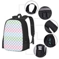 thumbnail image 3 of Sigee Colorful Checkerboard for Simple large capacity backpack Travel Laptop Backpack, Business for Travel and Daily Use, 3 of 9