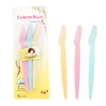 thumbnail image 1 of Eyebrow Trimmer Set, Stainless Steel Rustproof Plastic Handle Eyebrow Remover  for Beginner, 1 of 8