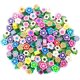 thumbnail image 3 of 100 cuentas de arcilla polimérica hechas a mano con flores, cuentas espaciadoras de arcilla polimérica de 10 mm para mujeres y niñas, fabricación de joyas, dijes de bricolaje, pulsera, collar, accesor, 3 of 4