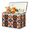 Color 1, variant on Jiaoprinted Aztec Toy Storage Box Chest with Lid & Divider, Southwestern Western Foldable Toy Organizer Bin with Sturdy Handles for Nursery Living Room, 85L, 25"x13"x16"