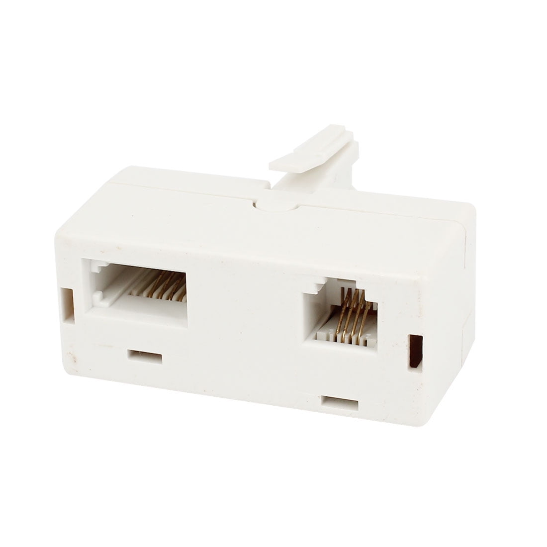 DealMux RJ-11 Female to 2 Female Phone CAT3 Connector Jack Adapter Splitter