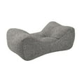 thumbnail image 3 of Almohada lumbar, cojín de respaldo para silla de escritorio, almohada ergonómica de soporte lumbar de diseño curvo para cama de viaje para mujeres Negro, 3 of 8