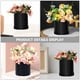 thumbnail image 4 of GOOHOCHY 2 cajas redondas para flores, cubos cilíndricos de cartón para embalaje de flores., 4 of 7