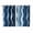 blue, variant on Abstract Turquoise Moire Kitchen Curtains 84 Inch Length, Gradient Coastal Ocean Geometric Grommet Top Bedroom Living Room Curtains, Light Filtering Cafe Curtain Drapes 2 Panels Set 84''x84''