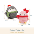 thumbnail image 6 of ComfiTime Crochet Kit for Beginners to Intermediate – Amigurumi Starter Kit w/ Video Tutorials & Step-by-Step Instructions, Complete Animal Craft Accessories for Adults, Kids & Gift Giving, Penguins, 6 of 11