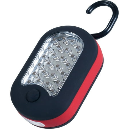 Portable LED Work Light, Compact Battery Operated 24 LED Magnetic Flashlight with Hanging Hook-Perfect for the Car, Home, and Emergencies By Stalwart