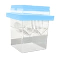 thumbnail image 2 of Caja de crianza flotante Caja reproductora de peces Nurserería Separación Hatchery Caja de aislamiento de pescado para pescados para bebés Camarones, Azul, 2 of 8