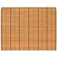 thumbnail image 5 of Red Lantern Burnt Bamboo Cordless Window Shade - Two-tone Honey 36" W, 5 of 8