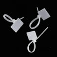 thumbnail image 3 of 250Pcs Electrical Cable Ties Cable Management with Label White Plastic Cable Ties Label Cable Ties Cable for School Garden Office Wall Car, 3 of 3