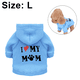 thumbnail image 2 of Camisetas para perros I Love My Mom Camisetas para perros para perros pequeños Ropa para perros pequeños medianos grandes Gatos Niños Niñas Adepaton CPB-DE-LYY2096-4, 2 of 5