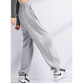 thumbnail image 2 of Freaswind Cotton Heavyweight Spring Autumn Winter Women's Casual Solid Sports Trousers Unisex Sweatpants Cropped Pants, 2 of 10
