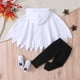 thumbnail image 3 of Capa con capucha y pantalones con estampado de cara de fantasma para Halloween para bebés, niños y niñas, conjuntos de disfraces de Cosplay para fiesta, trajes infantiles, 3 of 5