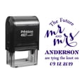 thumbnail image 1 of Printtoo Personalized Violet Self Inking Address Stamp Custom Future Rubber Stamper -60 x 40 mm, 1 of 6