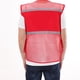 thumbnail image 3 of Chaleco reflectante de malla de alta visibilidad con cremallera y bolsillos, color rojo, para trabajadores de la construcción, para hombres y mujeres, talla XXXL, 3 of 7