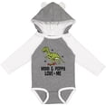 thumbnail image 3 of Inktastic Mimi and Poppy Love Me Grandson Boys Long Sleeve Baby Bodysuit, 3 of 5