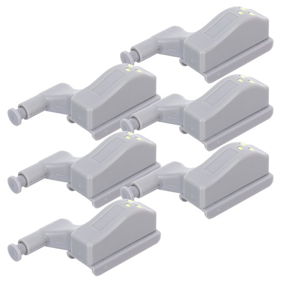 Greenadscape 6Ud Luces LED De Bisagra Para Muebles Con Iluminación Y Tenue Gris