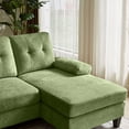 thumbnail image 6 of Soscana 105" Sectional Sofa U Shaped Couch with Double Chaise, Modern Chenille Sofa Oversized 4 Seater Couch for Living Room, Apartment, Office, Studio, 6 of 10