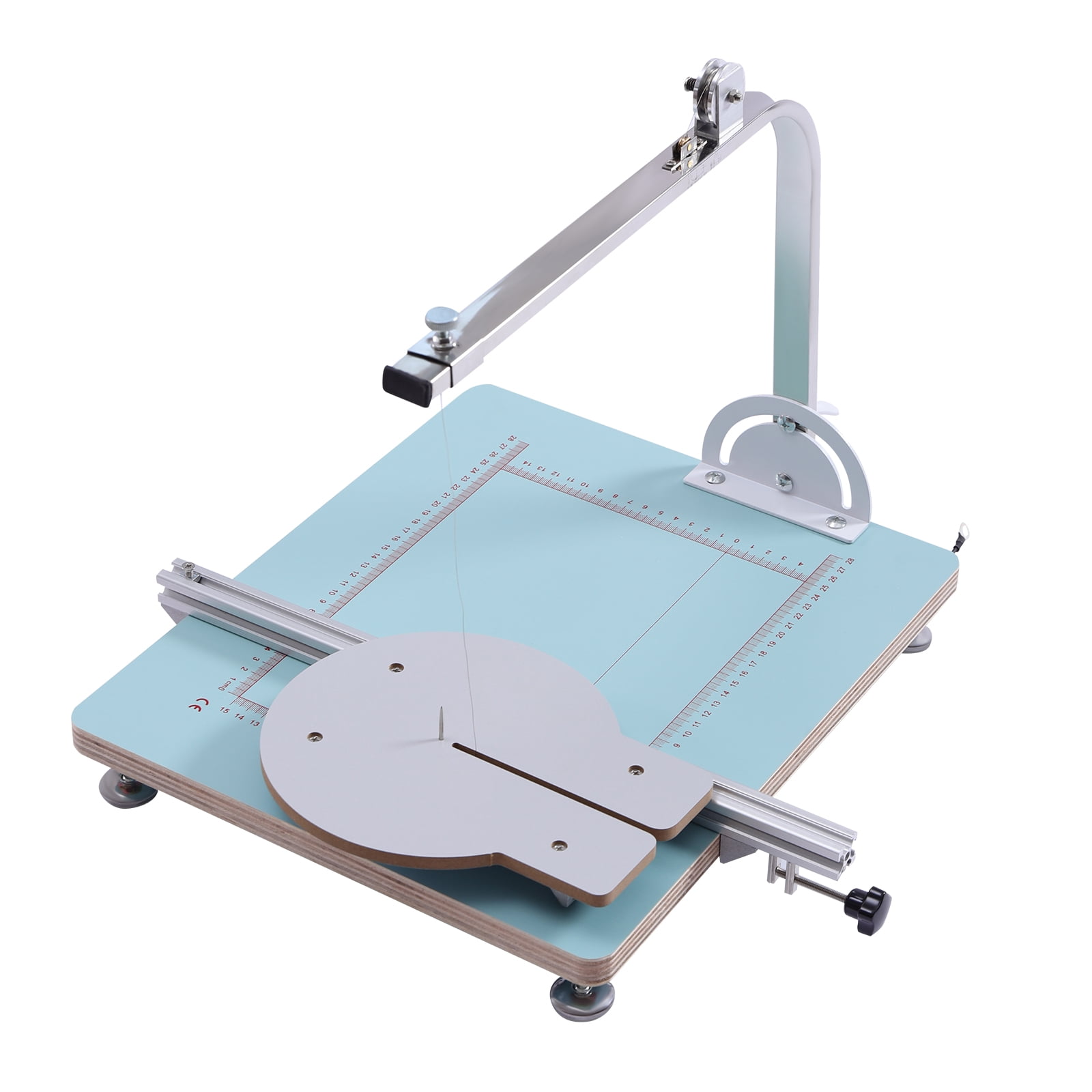Dwellnix High-efficiency foam cutting machine with stainless steel column, 0.01" precision wire, adjustable cutting angle, quick heating for accurate cuts, perfect for DIY projects