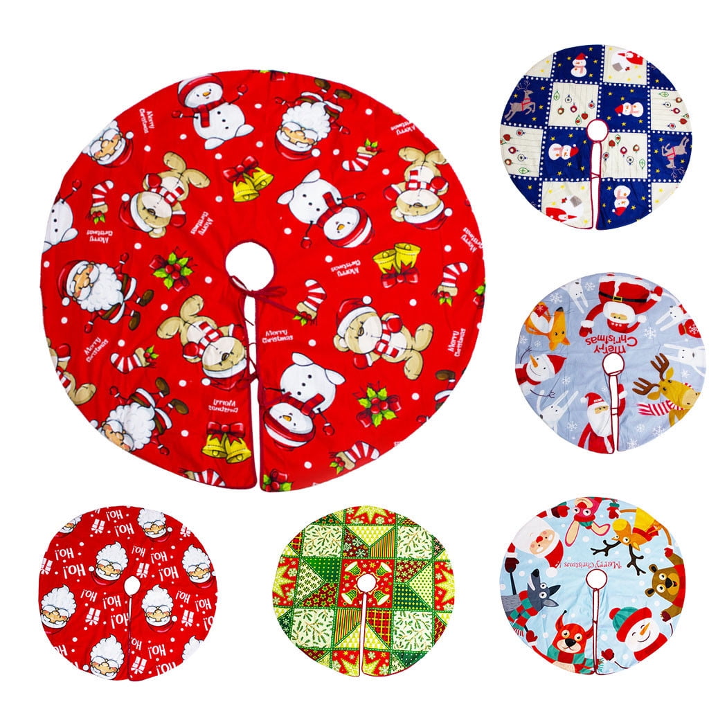 NGTEVOOS Clearance Christmas Tree Skirt Ornament 47 inch Diameter