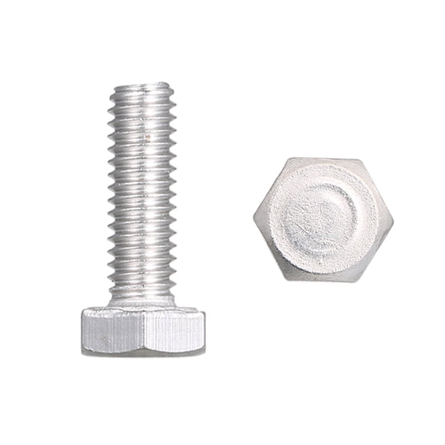 5 Tornillos Hexagonales de Acero Inoxidable Din933 304 Meterk M4x12