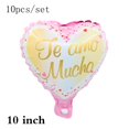 thumbnail image 1 of 10inch Spanish Te amos balon love Foil Balloons feliz cumpleanos Birthday Party Decor baloes kids toys Mother Days Gifts 10pcs Gao Jinjia LED, 1 of 2