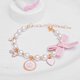 thumbnail image 4 of Perro Gato Perlas Collar Collar Bling Accesorios Cinta Amor Encanto Colgante Mascota Cachorro Joyería para Mujer Cachorro Chihuahua Yorkie Ajustable Hecho a mano Adepaton 220304-4, 4 of 7