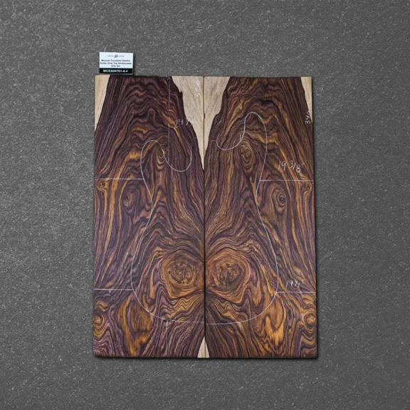 Mexican Cocobolo Electric Guitar Drop Top Stratocaster (ES) Set – MCES000701-4.4