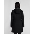 thumbnail image 4 of Ozark Trail Women's and Women's Plus Long Zip Rain Jacket with Hood, Sizes XS-3X, 4 of 6
