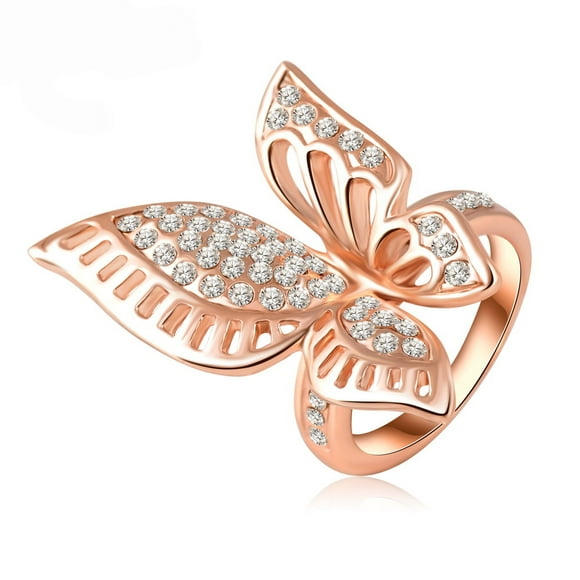 Fine Gold Butterfly Rings