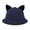 Navy blue, variant on Yihuala Unisex Hat Cats Ear Decorated Sun Hat Breathable 3D Cats Ears Sports Fisherman Hat Surprise for Getaways